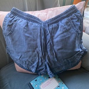 Faux Denim Shorts!!